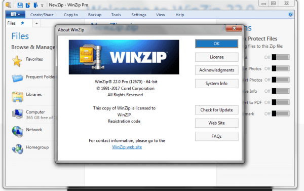 WinZip Crack 25.0 Activation Code Free Download [2020]